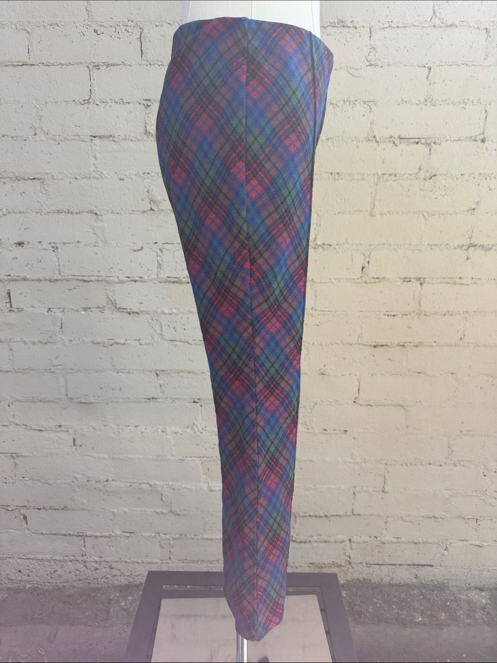 Anthropologie Maeve The Margot Kick-Flare Cropped Pants Plaid Edition Size XS - Picture 7 of 16